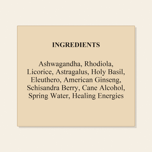 Adrenal Tonic ingredients