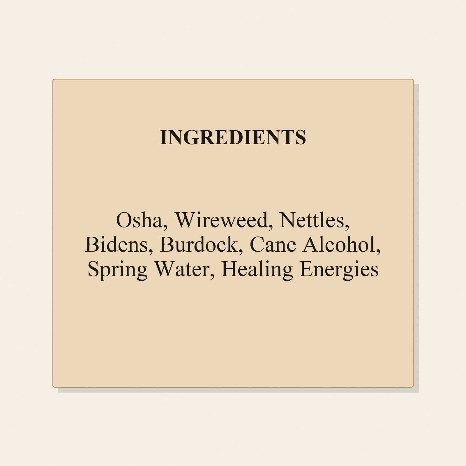 Allergy ReLeaf ingredients