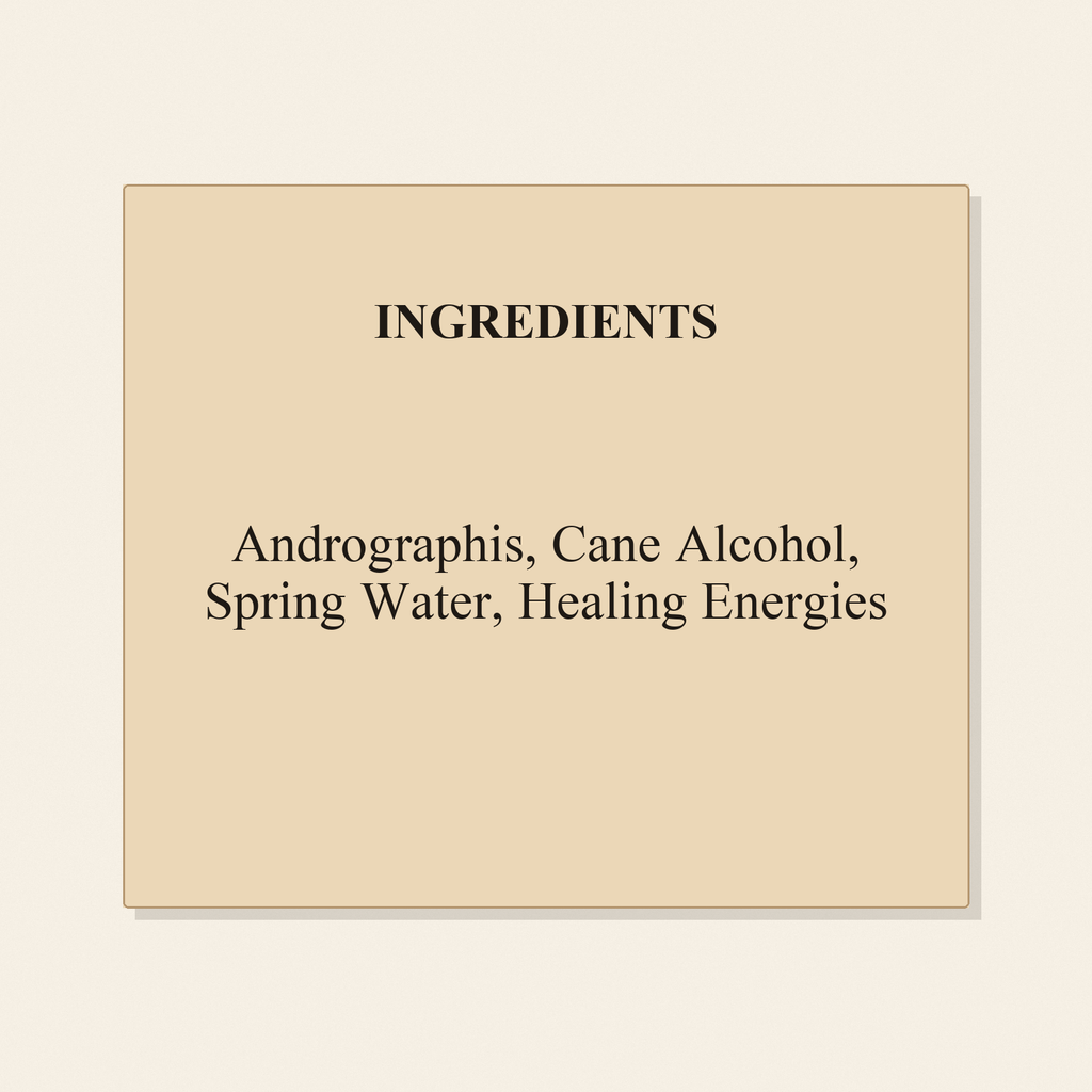 Andrographis ingredients