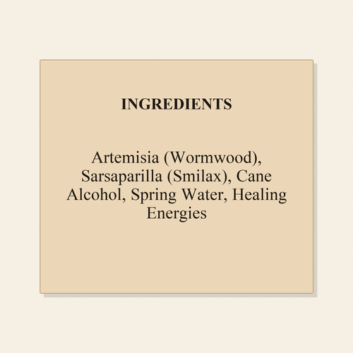 Artemisia with Sarsaparilla ingredients