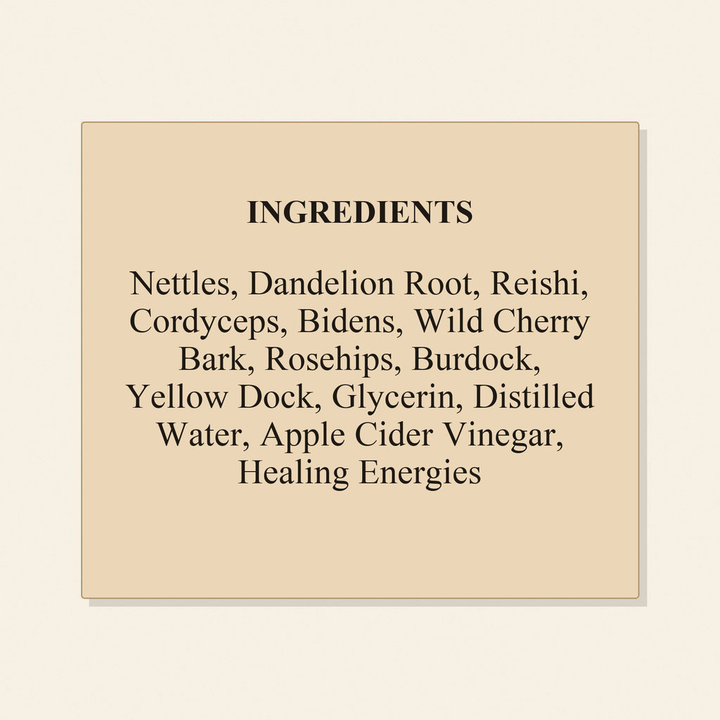 Bounce Back ingredients