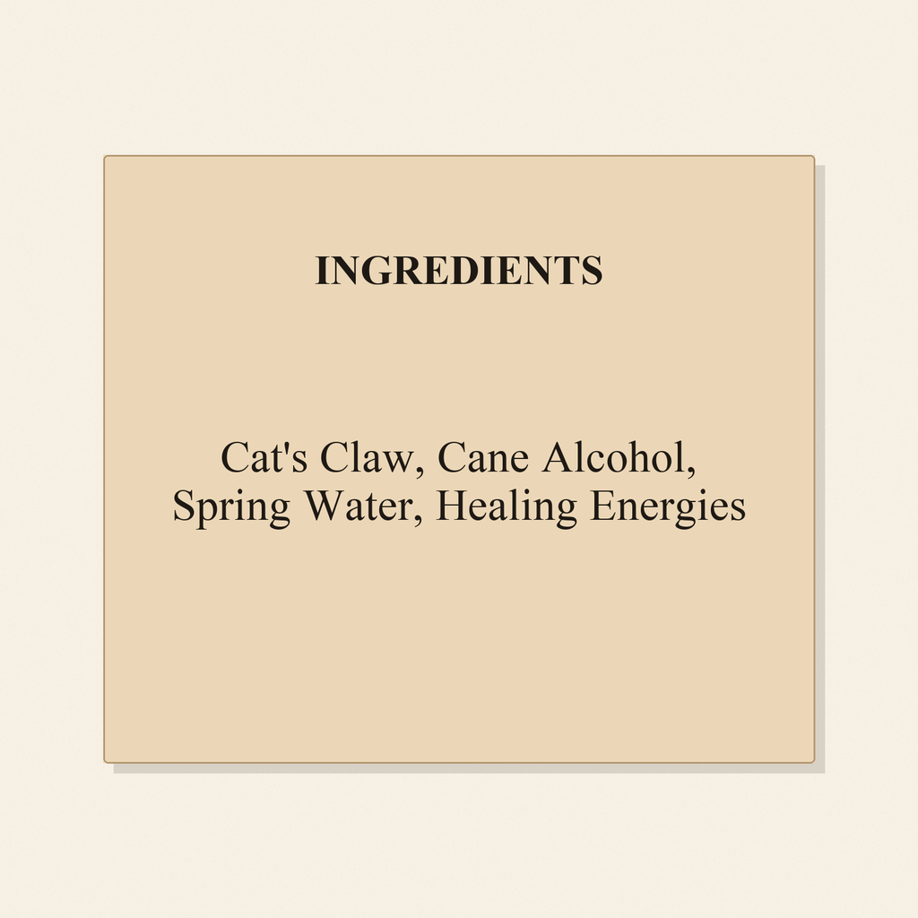 Cat's Claw ingredients