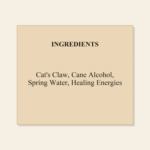 Cat's Claw ingredients