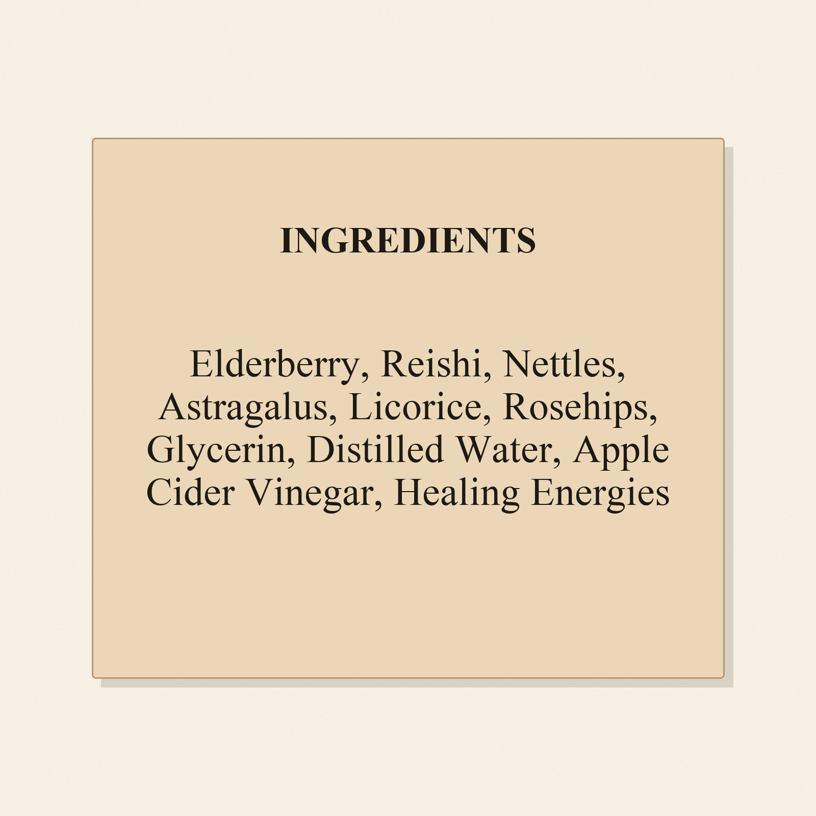 Children's Daily Immune Support ingredients