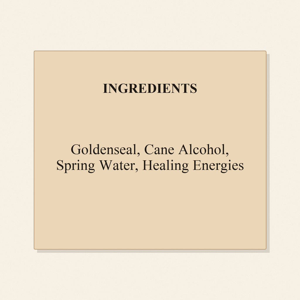 Goldenseal ingredients