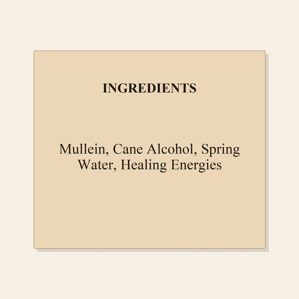 Mullein ingredients