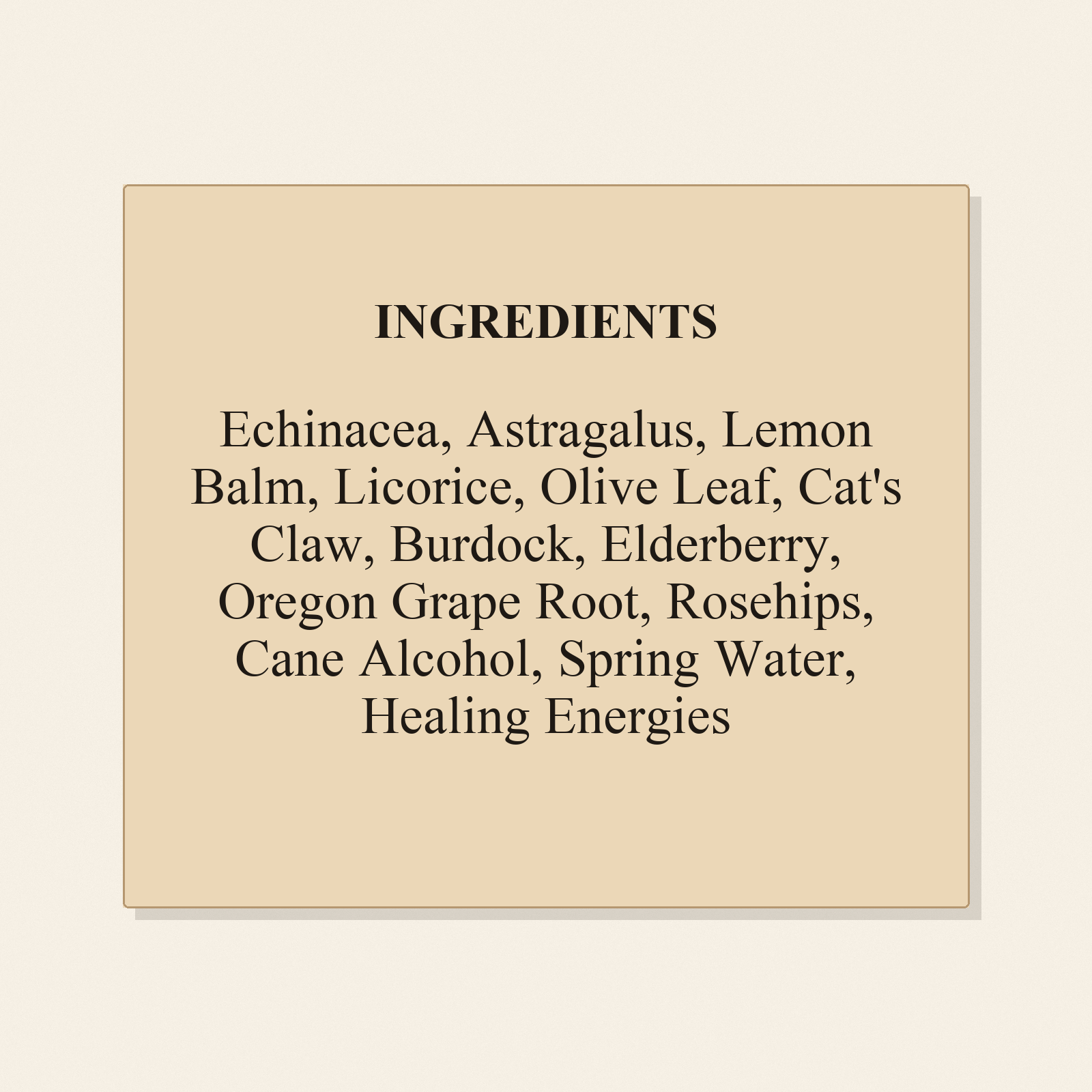 ViraShield ingredients